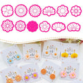 Flower Shape Polymer Clay Cutters Set – Molds and Clay Cutters for Polymer Clay, Floral Clay Earring Tools - color: C color