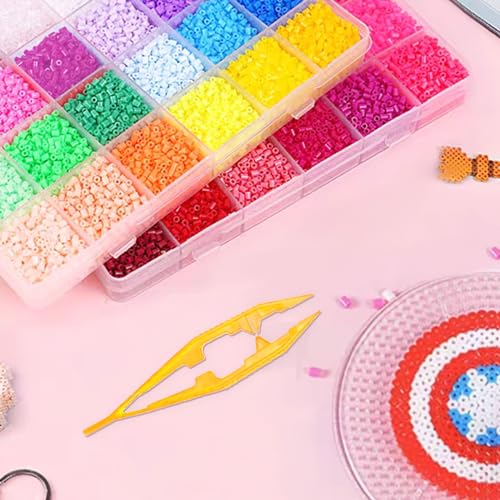 ZIQON 30PCS Plastic Tweezers Beads Tweezers for Dried Flowers Handmade Bead Tweezer Plastic Forceps Craft Tweezer for DIY Bead Jewelry Making Beading Project (30)