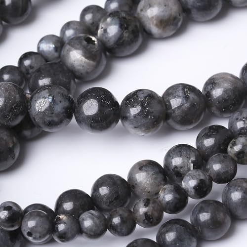 Black Glitter Stone Beads for Jewelry Making DIY Bracelet Necklace Jewelry Making 1 Strand 15.5inch 31PCS 12MM - color: Black Glitter, size: 12MM