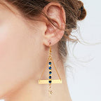 10 Pcs North Star Charm Pendants Brass Star Charm Real 18K Gold Plated Pendants for Jewelry Necklace Bracelet Making Crafts