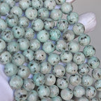 Round Maoshan Jade Gemstone Beads Energy Stone Healing Power for Jewelry Making (6mm) - color: Maoshan Jade, size: 6mm