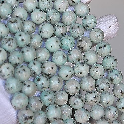 Round Maoshan Jade Gemstone Beads Energy Stone Healing Power for Jewelry Making (12mm) - color: Maoshan Jade, size: 12mm
