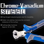 SPEEDWOX 4 Inches End Nippers Precision End Cutters Pliers Mini End Cutting Nippers Fine Pliers with Spring Micro Functional Small Wire Cutter Jewelry Making Shoes Repair Tool Pull Nails Brads - style: 4" End Cutting Plier