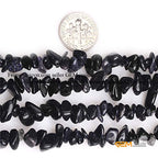 GEM-Inside Aventurine Chips Natural 7-8MM Gemstone for Bracelet Necklace Earrings Jewelry Making Crafts Design Wholesale Loose Beads 34" - color: Blue Sandstone