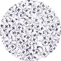 100Pcs Letter Beads 4x7mm White Round Acrylic Alphabet Beads Letter K Beads for Jewelry Making DIY Bracelets Necklaces Key Chains - color: K 100Pcs