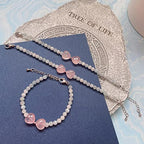Fashewelry 42pcs Polished Heart Natural Rose Quartz Stone Beads Tumbled Chakra Gemstone Beads Crystal Healing Drilled Loose Beads for Earring Bracelet Necklace Jewelry Making - color: Rose Quartz, 10x10mm