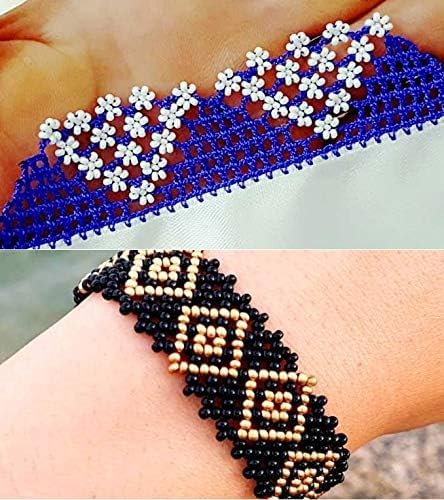 Perlin Glass Seed Beads 2mm 11/0 Round Mini Small Pony Beads 6500pcs for Making Earrings Bracelets Pendants Waist Jewelry DIY Handmade Transparent Color Kit (Yellow) - color: Yellow