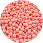 400Pieces 8MM Acrylic Round Beads Round Acrylic Balls Chunky Beads Smooth Spacer Plastic Pastel Beads Craft Beads for Necklace and Bracelet Making Crafting Supplies(179-pale Pink) - color: 179-pale pink, size: 8MM