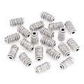 Craftdady 20Pcs Antique Silver Column Spacer Beads 11x6mm Tibetan Metal Tube Loose Beads for Jewelry Making Hole: 2.5mm