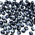 600pcs 3mm Bicone Crystal Glass Beads Faceted Bicone Crystal Beads Bulk Glass Spacer Beads for Bracelets Necklace Pendants Earrings DIY Jewelry Craft Making(Black) - color: Black, size: 3mm