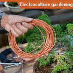 Therwen 16 Gauge Copper Wire for Electroculture, Gardening Plants, Jewelry Making DIY Beading Craft Bendable Solid Bare Copper Wire, 1 Pound Spool(0.051'' Dia, 126' Length) - size: 0.051'' Dia, 126' Length, style: 16 Gauge
