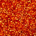 John Bead 25g Cylin Beads Orange Silver Lined 11/0 Glass Cylindrical Seed Beads for Jewelry Bracelets Necklaces Earrings Making Embroidery - color: Orange Silver Lined