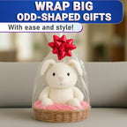5 Pcs Shrink Wrap Bags for Gift Baskets – 32x40 Large Shrink Wrap, Wide Use for Gifts & Hampers – Durable & Easy to Use Clear Cellophane Bags for Presents, Mother’s Day Packaging & Holiday Baskets - size: 1 count (Pack of 5)