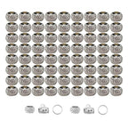 PAMIR TONG 110pcs 13mm White Rhinestone Round Resin Beads for DIY Jewelry Making & Crafts - color: PT413 White Rhinestone