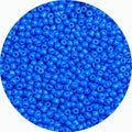 8/0 Glass Seed Beads Bulk, Blue 3mm Tiny Round Craft Seed Bead, Small Mini Pony Beads for Jewelry Making Bracelet Necklace Wrist Beading Weaving Supplies, 2500pcs - color: Blue