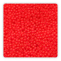4mm Frosted Glass Seed Beads Bulk, 1000pcs Small Round Glass Bead Matte Loose Spacer Beads for Beading, Friendship Bracelet, Pendants, Key Chains, Necklaces, Hairpins, Red