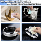Jewelry Cleaning Kit, Jewelry Cleaner Brush, Horse Hair Brushes, Big&Small Crevice Brush, Cleaning Polishing Cloth（22 Pcs）