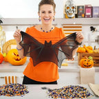 Ferraycle 5700 Pcs Fall Halloween Clay Beads Set Christmas Clay Beads Holiday DIY Jewelry Making Kits for Bracelet Necklace Earring(Black, Purple, Orange, White) - color: Black, Purple, Orange, White