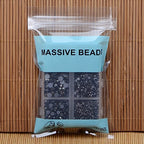 4000Pcs Mixed Size Hot Fix Round Crystals Gems Glass Stones Hotfix Flat Back Rhinestones (Hematite Black) - color: Hematite Black, size: 4000 Count (Pack of 1)