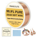18 Gauge/1.0mm Copper Wire for Jewelry Making – 66 Feet Single Spool with Polishing Cloth & COA – 99.9% Pure Dead Soft Bare & Skin Safe Uncoated Craft Wire for Structural Support & DIY - size: 18 Gauge, style: 5 Ounces