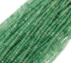 Perlin Agate & Jasper Gemstone Strand Beads 4 mm Rondelle 110 Pieces Jewellery Beads Semi-Precious Stone for Jewellery Necklace Bracelet Earrings (Light Green Agate) - color: Light green agate