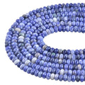 Rondelle Beads for Jewelry Making 5x8mm Natural Stone Beads 1 Strand 15.5inch Lentil Spacer Beads Rondelle Gemstone Bead Semi-Precious Stone Bead for Bracelet Necklace Crafts Blue Sodalite Bead - color: Blue Sodalite Beads