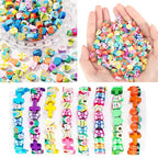 2480pcs Easter Polymer Clay Beads Bracelet Making kit, 24 Style Cute Fun Beads Charms for Jewelry Necklace Earring Making DIY Accessories for Women Girls - color: C3#Easter