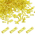 uxcell 1500Pcs Glass Bugle Seed Beads, 6x2mm Mini Long Tube Seed Beads Tube Loose Glass Seed Spacer Bead for DIY Earring Bracelets Necklace Jewelry Making Embroidery, Lemon Yellow - color: Lemon Yellow