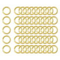 uxcell 50Pcs Open Jump Rings, 12mm/0.47" OD Brass Jump Ring Connectors 2mm Thick O Rings for Necklaces Bracelet Jewelry Making Keychain DIY Craft, Gold Tone - size: 12mmx2mm