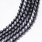 MJDCB Natural Stone Beads Blue Sand Stone Round Loose Beads for Jewelry Making DIY Bracelet Necklace (8mm) - color: Blue Sand Stone, size: 8mm