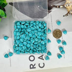 Turquoise Love Beads for Jewelry Making 200pcs 12mm Natural Semi-Precious Gemstone Loose Space Beads for Bracelets, Necklaces, Earring, DIY Handmade Crafts, Healing Stone Gifts, Garland Deco - color: Turquoise Heart 12mm