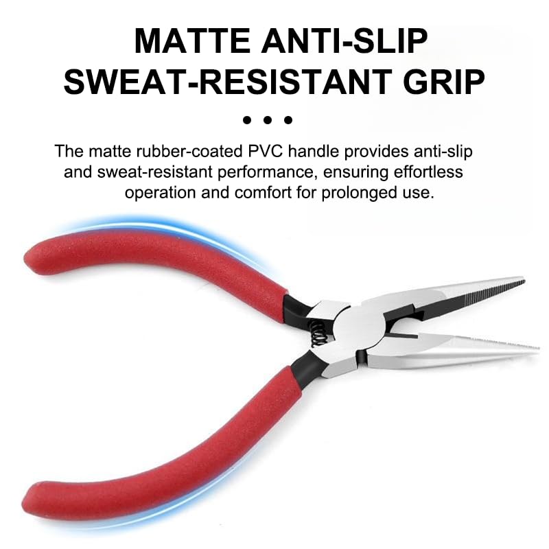 6-inch Wire Cutters, Carbon Steel Flush Diagonal Cutters Side Pliers with Non-Slip Grip Handle, Snips Wire Tool for Crafting, Jewelry Making, Electrical and Precision Cutting Needs