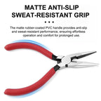 6-inch Wire Cutters, Carbon Steel Flush Diagonal Cutters Side Pliers with Non-Slip Grip Handle, Snips Wire Tool for Crafting, Jewelry Making, Electrical and Precision Cutting Needs