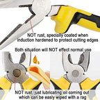 DOWELL Needle Nose Pliers Long Nose Pliers 8 Inch with Wire Cutter for Jewelry Nickel Chromium Steel Construction And Professional Handle - size: 8" Long Nose Pliers
