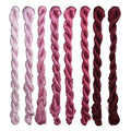 Natural 100% Silk Thread, Handmade Embroidery Thread Silk Floss 8 Colors 110m Each (80) - color: 80