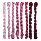 Natural 100% Silk Thread, Handmade Embroidery Thread Silk Floss 8 Colors 110m Each (80) - color: 80