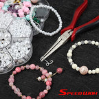 SPEEDWOX Mini Needle Nose Pliers Smooth Flat Jaws Extra Long Nose Long Reach Micro Functional Precision Tool with Spring Craft Beading Jewelry Making Chrome Vanadium Steel 5 Inches - style: Needle Nose Pliers
