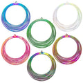 Dazzling Colorful Filigree Charms Hollow Out Multicolor Geometric Filigree Pendants for DIY Jewelry Making Earrings Necklaces Components - color: Round-2