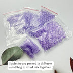 600pcs Crystal Glass Beads 3mm 4mm 6mm 8mm 10mm Rondelle Faceted Crystal Beads Spacer Beads for Necklace Bracelet Earrings DIY Jewelry Crafts Making Supplies(Crystal Purple) - color: Crystal Purple