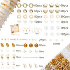 Xylise Jewelry Making Supplies Kit Natural Stone Beads for Irregular Natural Stone with for DIY Craft Bracelet Necklace Earrings for Adults (Topaz) - color: Topaz