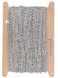 THREENEST 32.8-Feet Width 2mm Stainless Steel Cable Chains, Welded Permanent Craft Chains for Necklace Bracelet Earring Jewelry Making - color: Stainless Steel, size: Cable Chains(width 2mm)