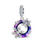 Charm for Bracelets and Necklaces, Heart Animals 925 Sterling Silver Bead Celestial Sun Moon Star Charms Jewelry Gift for Women Girls - color: Snowflake Charm