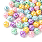 DanLingJewelry 100pcs Random Color Opaque Acrylic Round Beads - Bubble Gum Ball Spacer for DIY Jewelry Making - color: 100pcs - Random Color - 20mm Round - Opaque