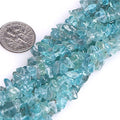 HAAMIIQII 4-6mm Natural Apatite Chip Beads Irregular Chip Stones Loose Gemstone Beads for Jewelry Making Strand 30 Inch - color: Apatite