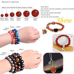 GEM-Inside 3mm Natural Stone Faceted Red Carnelian Agate Spacer Small Beads for Jewelry Making 15'' - color: Red Carnelian Agate, size: 3mm