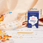 SUNNYCLUE 1 Box DIY 10 Pairs Acrylic Flower Dangle Earring Jewelry Making Kits Include White Acrylic Petal Beads Caps Pendants Pearl Beads Earring Hooks Jewelry Findings Supplies - color: Diy 10 Pairs White Flowers Round Beads Earrings