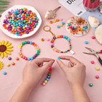 BEEFLYING 632Pcs 10MM Plating Opaque Acrylic Alphabet Beads Acrylic Letter Beads Flat Round Disc Loose Spacer Beads for Jewelry Bracelet Necklace Earring Making DIY Crafts, Dark Orange - color: Dark Orange