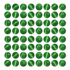 MJDCB 30pcs Dark Green Cat Eye Stone Beads 12mm Round Crystal Loose Bead for Jewelry Making DIY Bracelets Necklace - color: Dark Green, size: 12mm(30pcs)