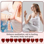 Gerrii 50 Pcs Heart Healing Stone Bulk Quartz Heart Inspirational Stones Gift for Women Love Pocket Polished Natural Energy Balancing Meditation 0.8 Inch(Red) - color: Red