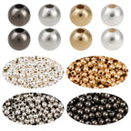 1 Box 2400PCS 5MM Mixed Color Spacers Ball Bead with Holes Spacer Filled Round Small Charms CCB Plastic Smooth Loose Beads Bulk for Jewelry Making Bracelets Necklaces DIY Craft Supplies - size: 5mm 2400pcs